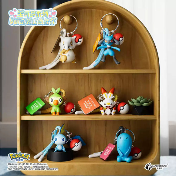 Pokemon Cute Surprise 3D Hanging Ornament Toys LuminaToyz PKMN 3D Hang Ornament