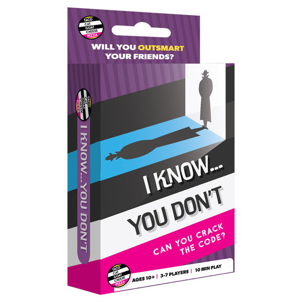 I Know You Don't Board Games Common Ground Games