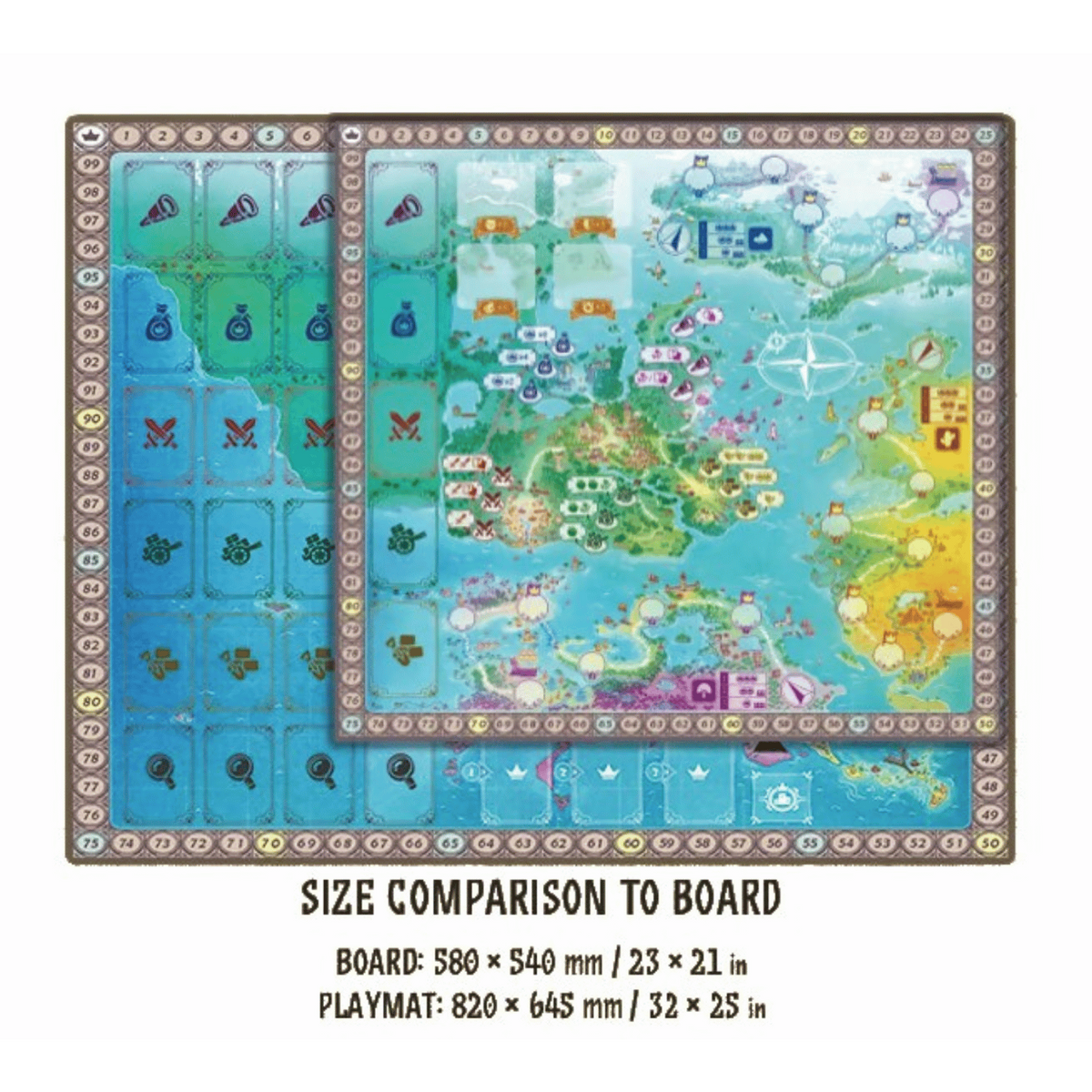 Explorers of Navoria: Playmat Supplies Dranda Games   