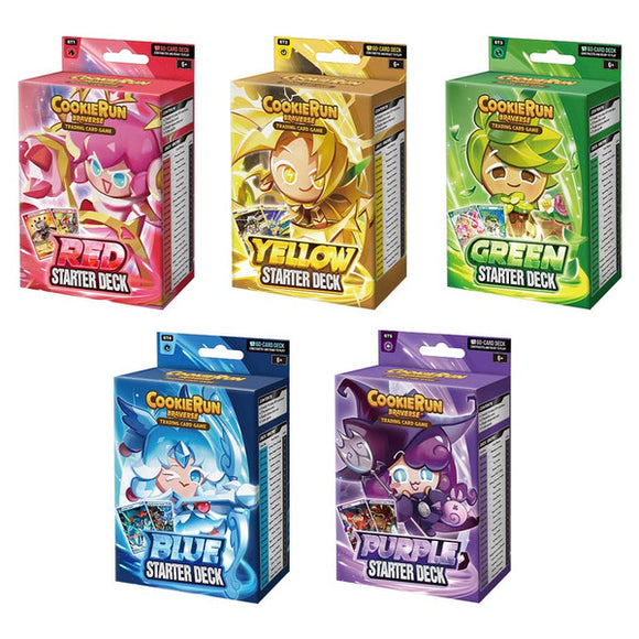 CookieRun TCG: Starter Deck (5 Options) Trading Card Games Common Ground Games