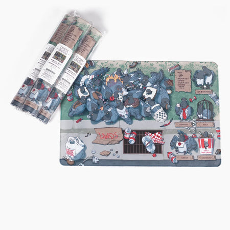 World of Trash - Playmats by Daria Aksenova Supplies Daria Aksenova PM Pigeons - Avian Assault
