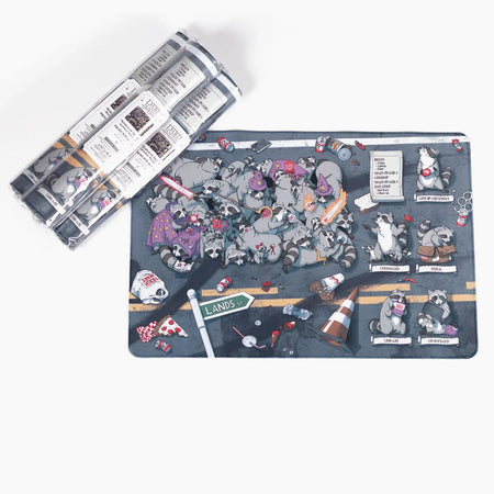 World of Trash - Playmats by Daria Aksenova Supplies Daria Aksenova PM Raccoons - Mammal Mayhem