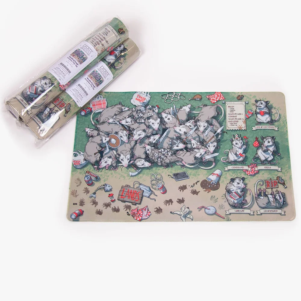 World of Trash - Playmats by Daria Aksenova Supplies Daria Aksenova PM Opossums - Marsupial Madness