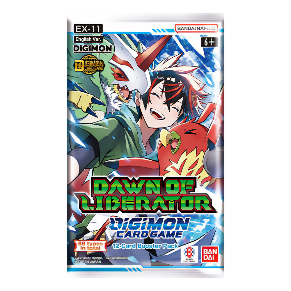 Digimon [EX11] Digimon Dawn of Liberator Booster (2 options) Trading Card Games Bandai EX11 Booster Pack
