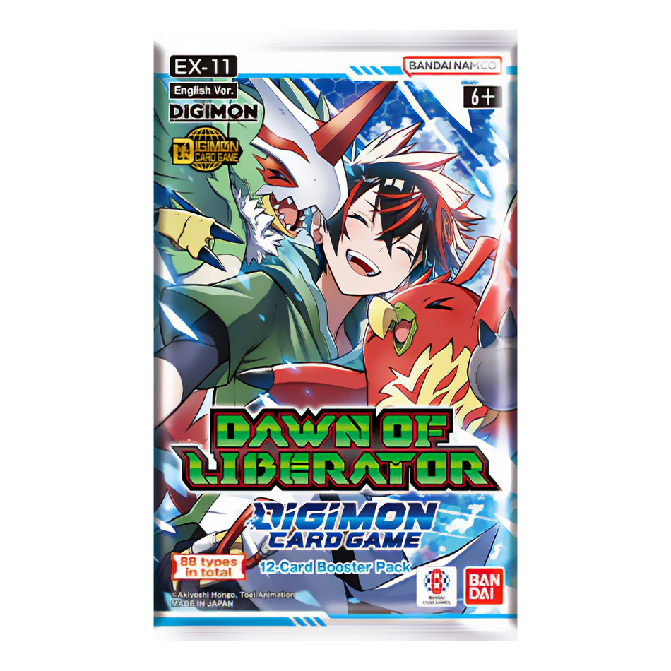 Digimon [EX11] Digimon Dawn of Liberator Booster (2 options) Trading Card Games Bandai EX11 Booster Pack