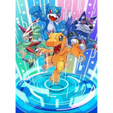 DIGIMON CARD GAME: OFFICIAL SLEEVE ASSORTMENT 01 (4 options) Supplies Bandai Digimon Signs of Digivolution Card Sleeves 2025 (60-Pack)