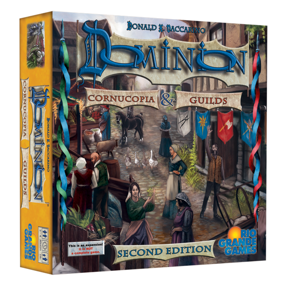 Dominion: Cornucopia & Guilds Second Edition Board Games Rio Grande Games   