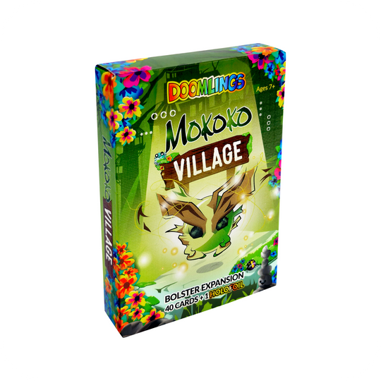 Doomlings: Mokoko Village Bolster Expansion Board Games Breaking Games Doomlings Mokoko Village