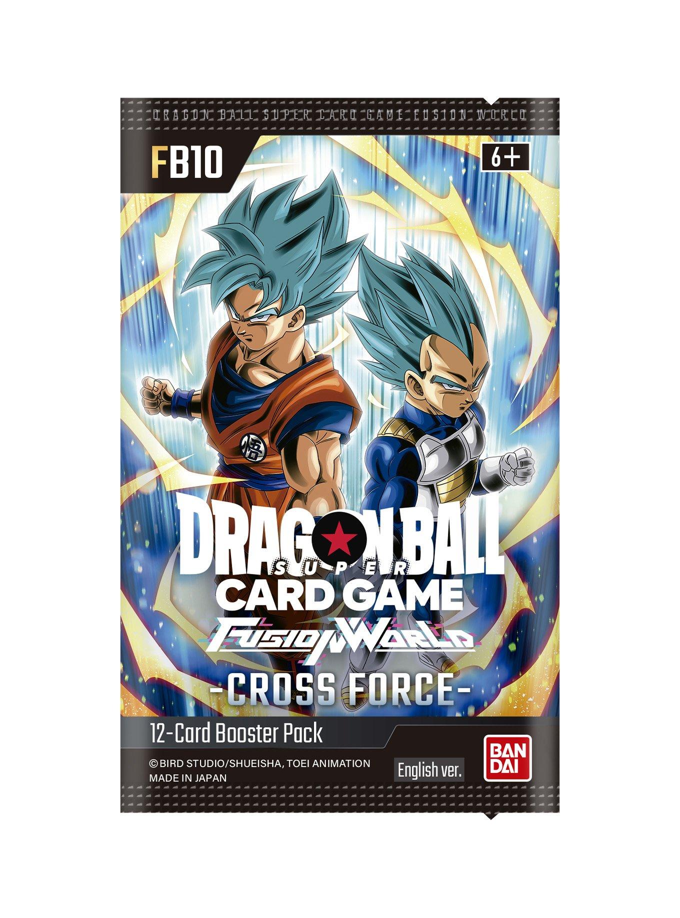 Dragon Ball Super [FB10] Fusion World - Cross Force Trading Card Games Bandai DBS FB10 Cross Force BOOSTER