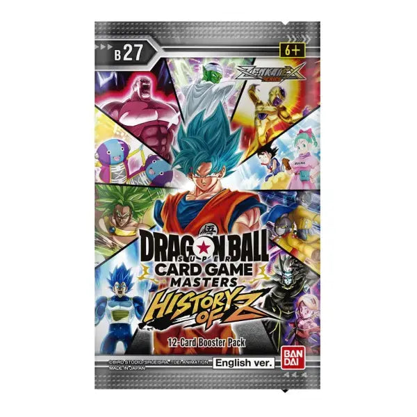 bt27 history of z booster box Opened my 1st box of BT27 history of Z. : r/DBS_CardGame