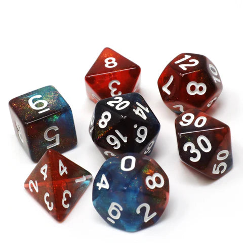 Die Hard Dice 7pc RPG Set - Dragon Scale Dice Die Hard Dice