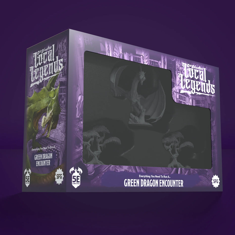 Epic Encounters Local Legends: Green Dragon Encounter Miniatures Steamforged Games
