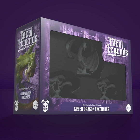 Epic Encounters Local Legends: Green Dragon Encounter Miniatures Steamforged Games