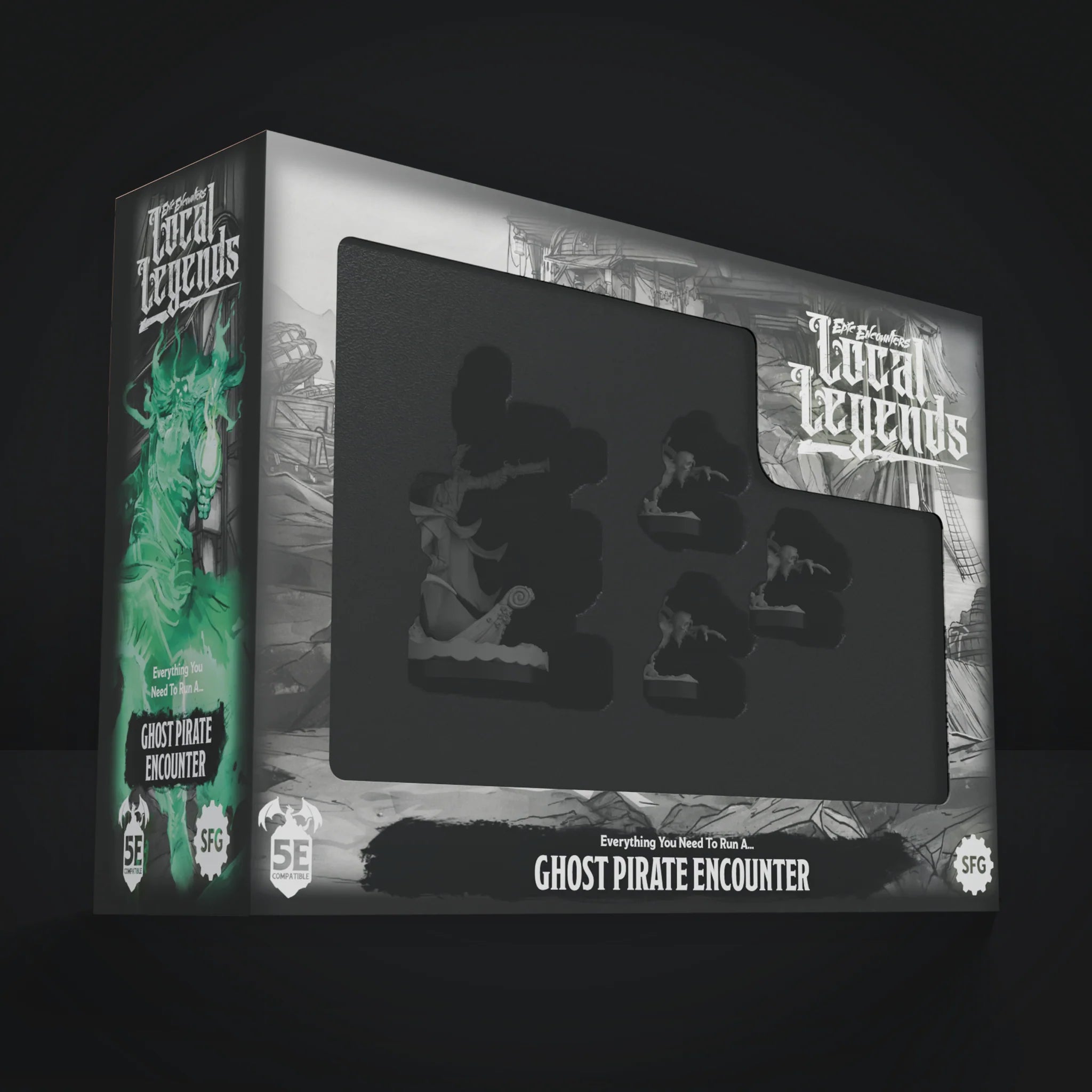 Epic Encounters Local Legends: Ghost Pirate Encounter Miniatures Steamforged Games