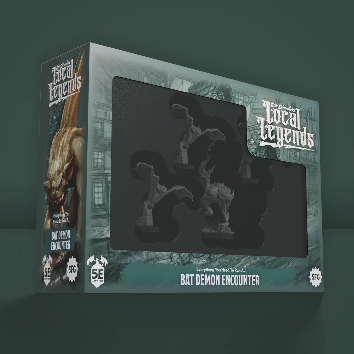 Epic Encounters Local Legends: Bat Demon Encounter Miniatures Steamforged Games