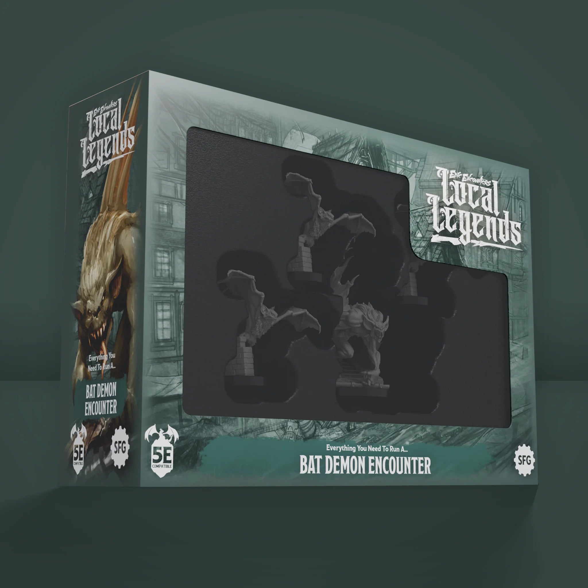 Epic Encounters Local Legends: Bat Demon Encounter Miniatures Steamforged Games