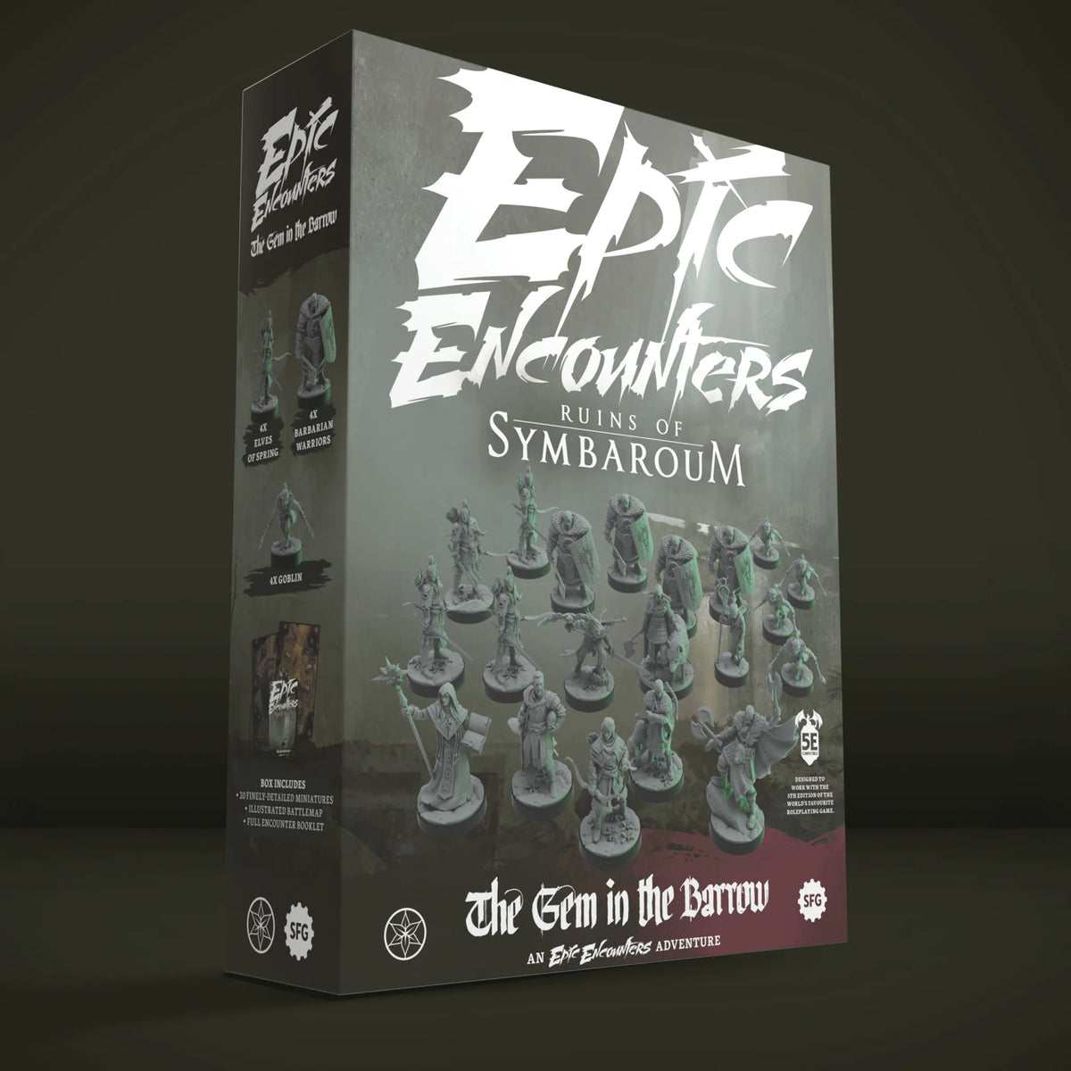 Epic Encounters: Ruins of Symbaroum - The Gem in the Barrow Miniatures Steamforged Games EE Symbaroum Barrow