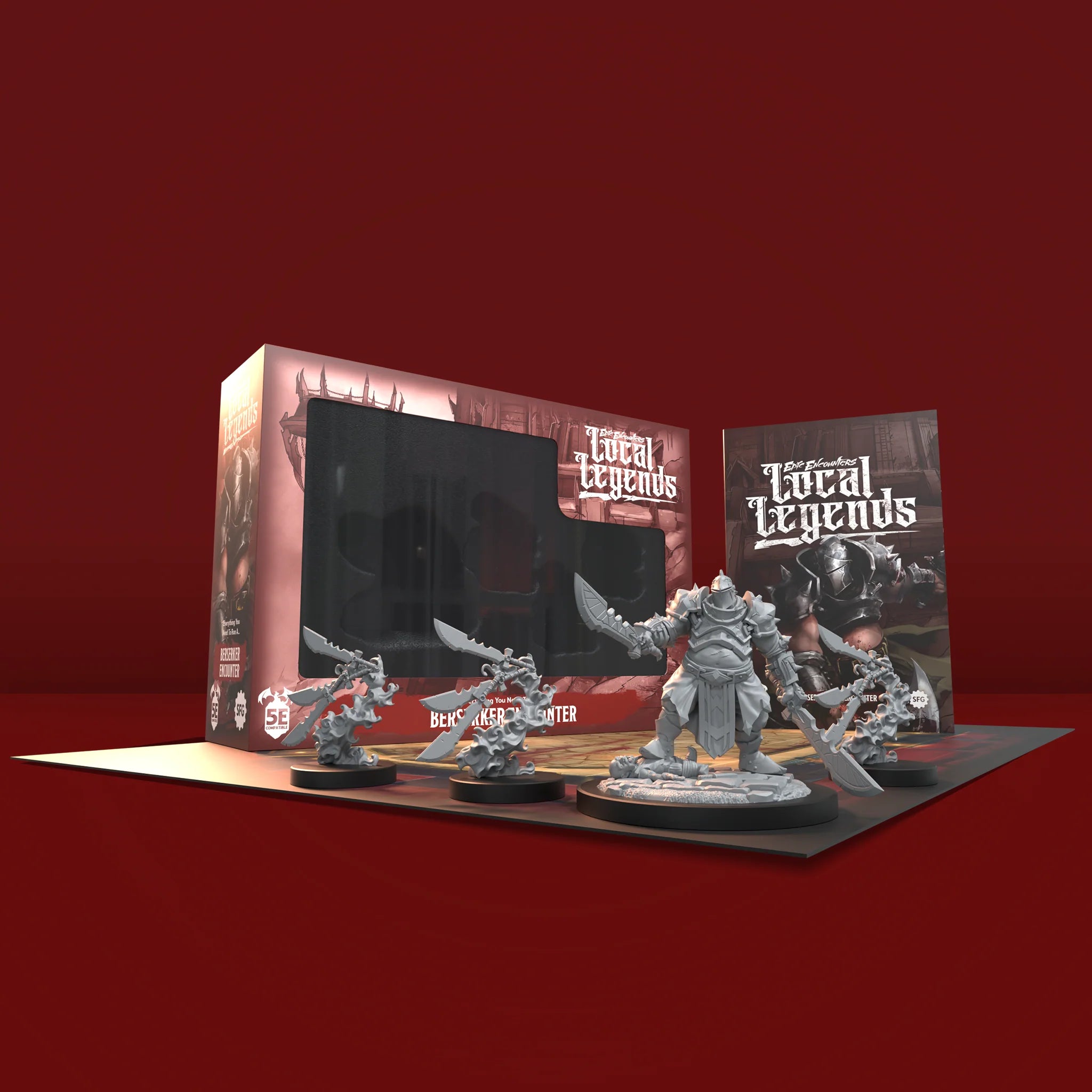 Epic Encounters Local Legends: Berserker Encounter Miniatures Steamforged Games