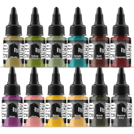Pro Acryl Expansion Set 4 Paints Monument Hobbies