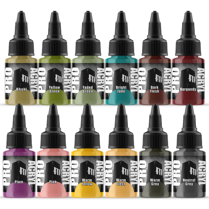 Pro Acryl Expansion Set 4 Paints Monument Hobbies