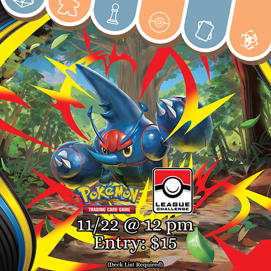 Pokemon League Challenge 11/22/25 Events Common Ground Games