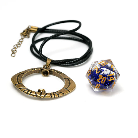 Sirius Dice Eye of Ra d20 Necklace Dice Sirius Dice   