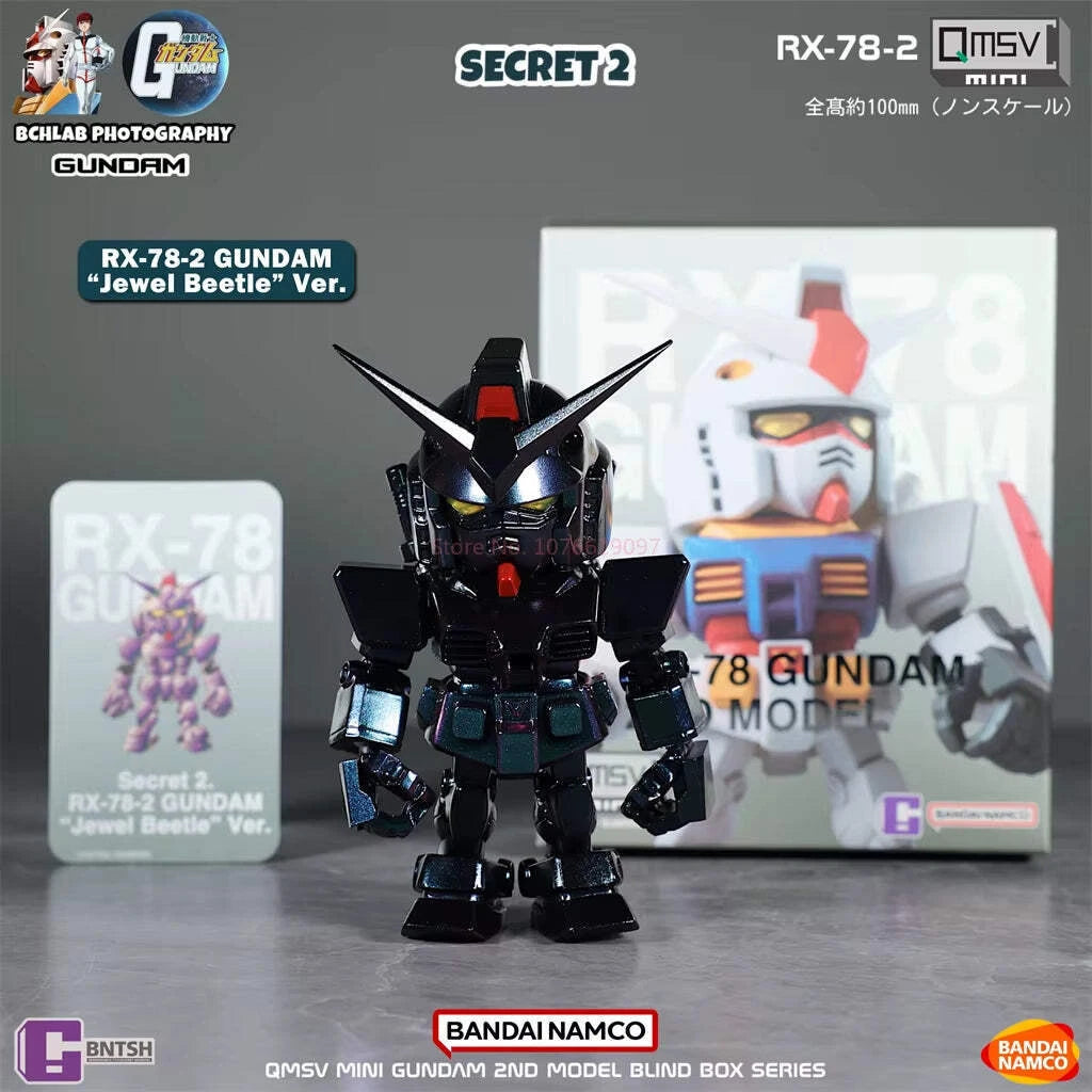 Bandai Namco QMSV Mini RX-78 Gundam 2nd Model Mystery Box Figures Toys LuminaToyz