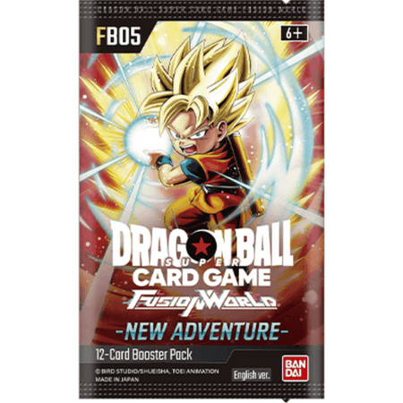 Dragon Ball Super [FB05] Fusion World New Adventure Boosters (2 options) Trading Card Games Bandai DBS FB05 Booster Pack