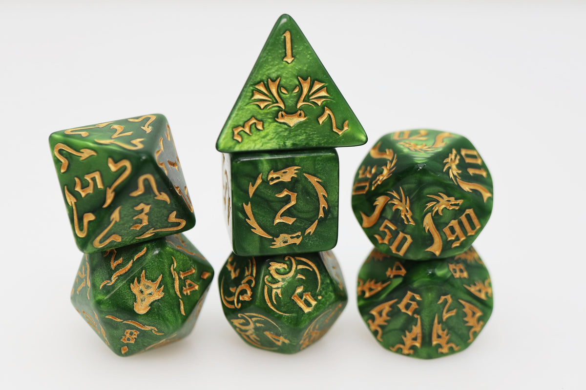 Drake's Flight: Growth RPG Dice Set Dice Foam Brain Games   