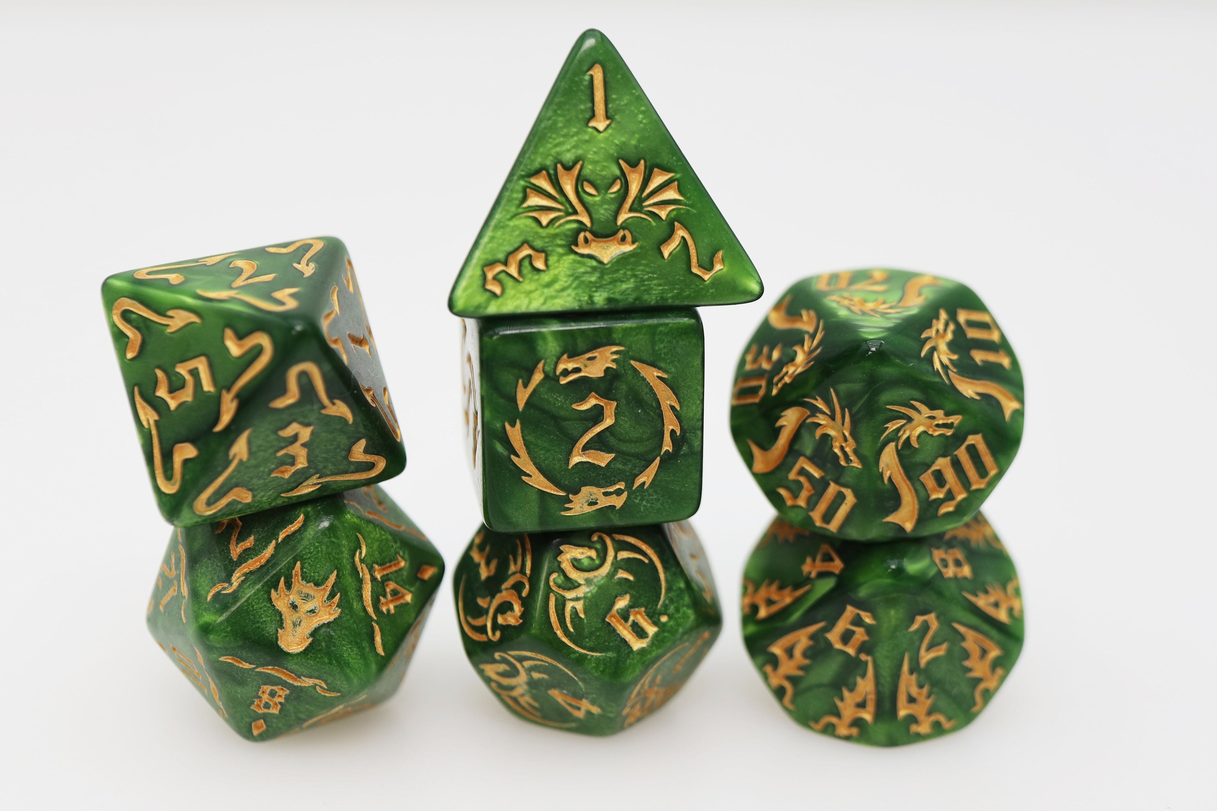 Drake's Flight: Growth RPG Dice Set Dice Foam Brain Games   