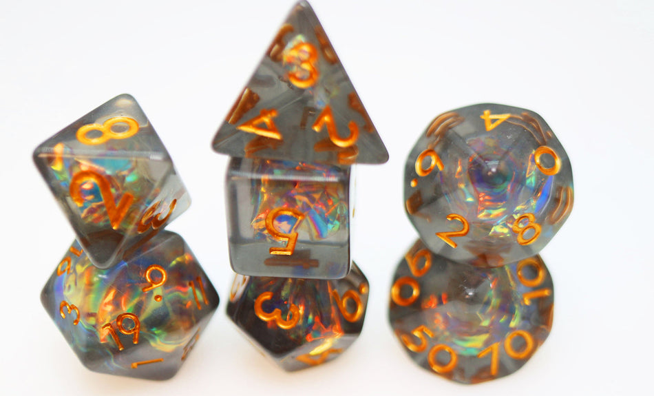 Glint of Treasure RPG Dice Set Dice Foam Brain Games 7ct Glint of Treasure