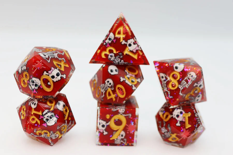 Some Body to Love: Sharp Edge Decal RPG Dice Set Dice Foam Brain Games Some Body to Love Sharp Edge
