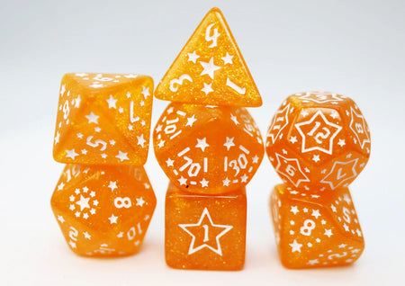 Shooting Stars RPG Dice Set (8 Options) Dice Foam Brain Games FBG SS: Sodium