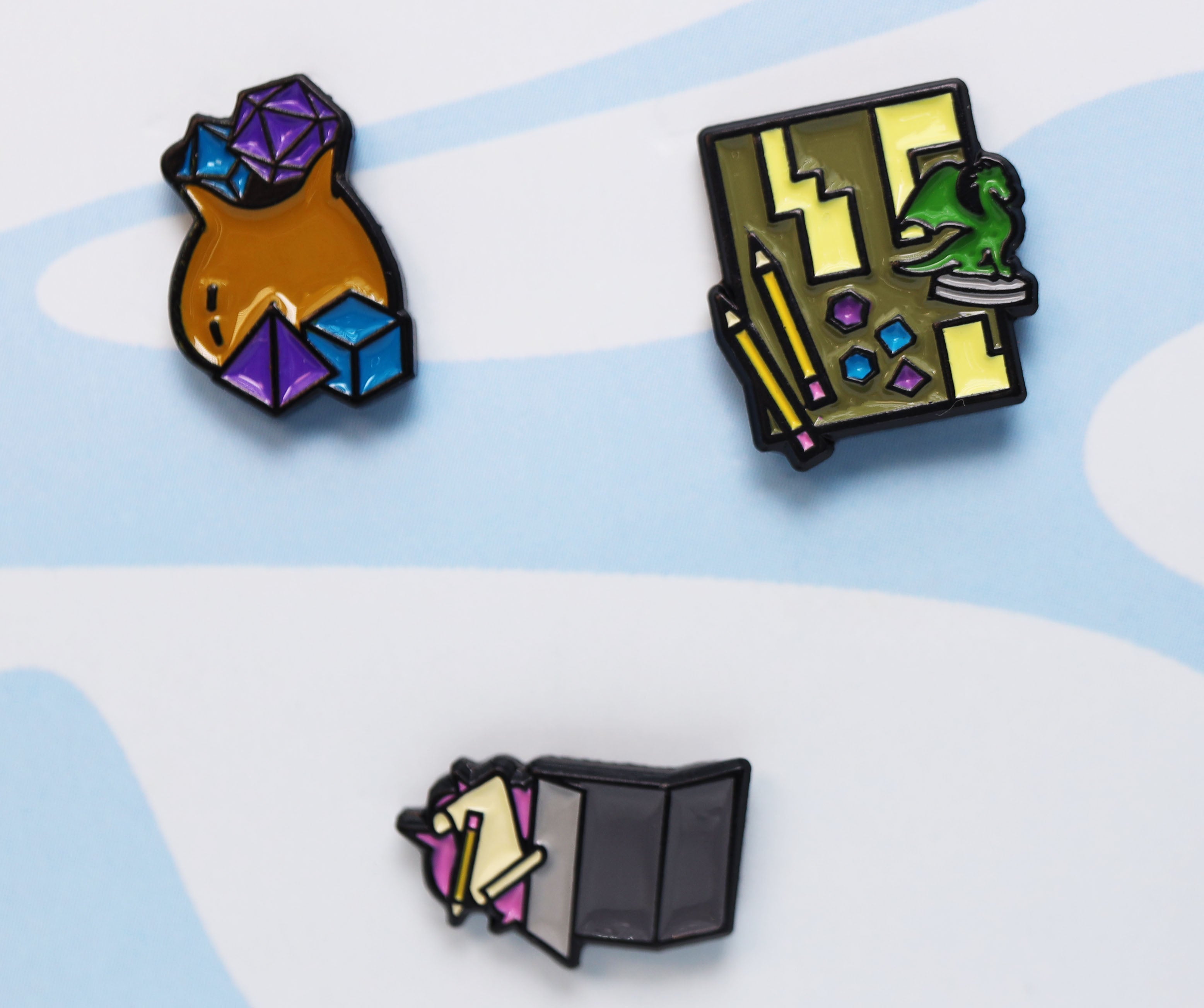Mini Pins: Dungeon Master Pack Clothing & Accessories Foam Brain Games