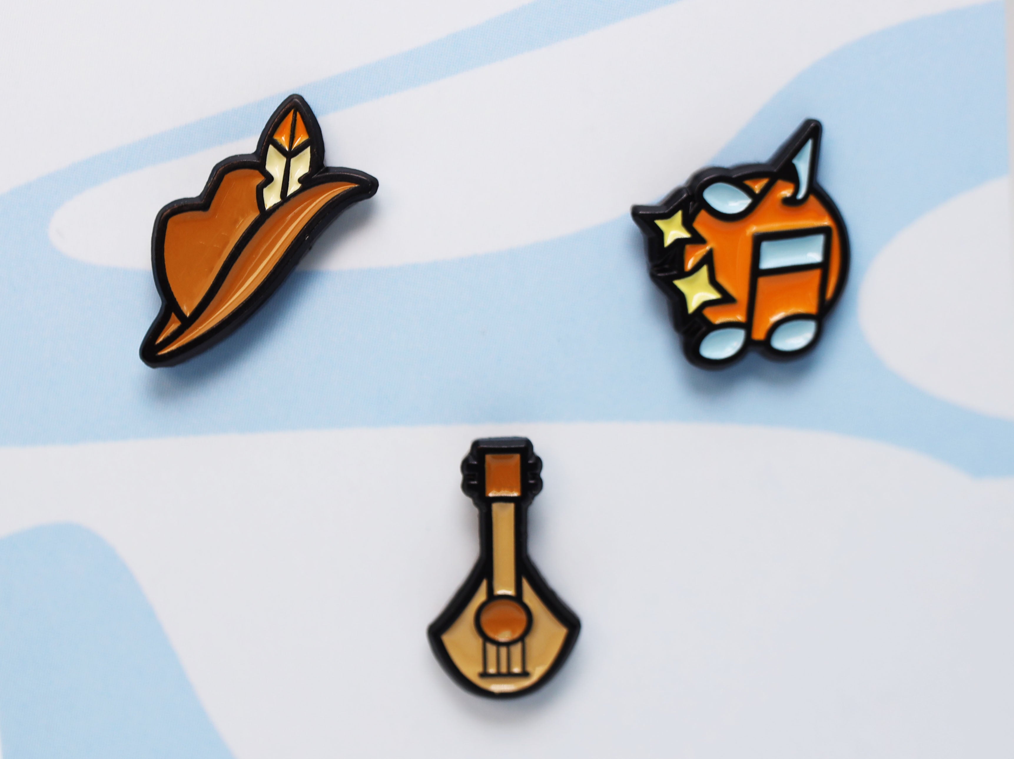 Mini Pins: Bard Pack Clothing & Accessories Foam Brain Games