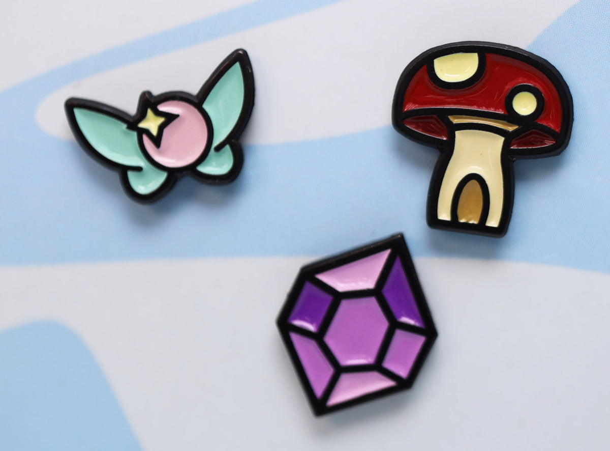 Mini Pins: Fae Pack Clothing & Accessories Foam Brain Games