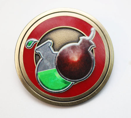Foam Brain Games - Pathfinder Class Icon Pin (16 options) Clothing & Accessories Foam Brain Games PF Icon Pin Alchemist