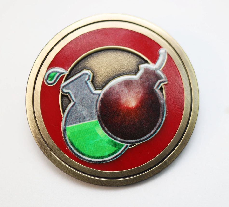 Foam Brain Games - Pathfinder Class Icon Pin (16 options) Clothing & Accessories Foam Brain Games PF Icon Pin Alchemist