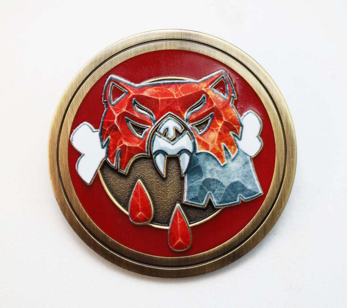 Foam Brain Games - Pathfinder Class Icon Pin (16 options) Clothing & Accessories Foam Brain Games PF Icon Pin Barbarian