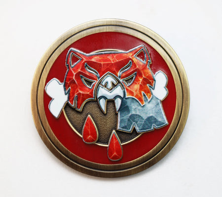 Foam Brain Games - Pathfinder Class Icon Pin (16 options) Clothing & Accessories Foam Brain Games PF Icon Pin Barbarian