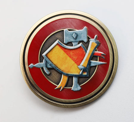 Foam Brain Games - Pathfinder Class Icon Pin (16 options) Clothing & Accessories Foam Brain Games PF Icon Pin Champion