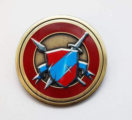 Foam Brain Games - Pathfinder Class Icon Pin (16 options) Clothing & Accessories Foam Brain Games PF Icon Pin Fighter