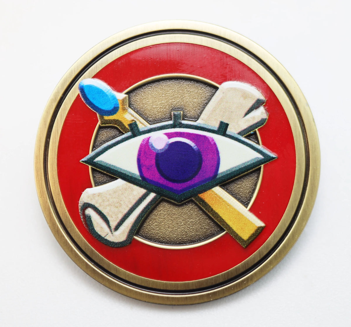 Foam Brain Games - Pathfinder Class Icon Pin (16 options) Clothing & Accessories Foam Brain Games PF Icon Pin Oracle