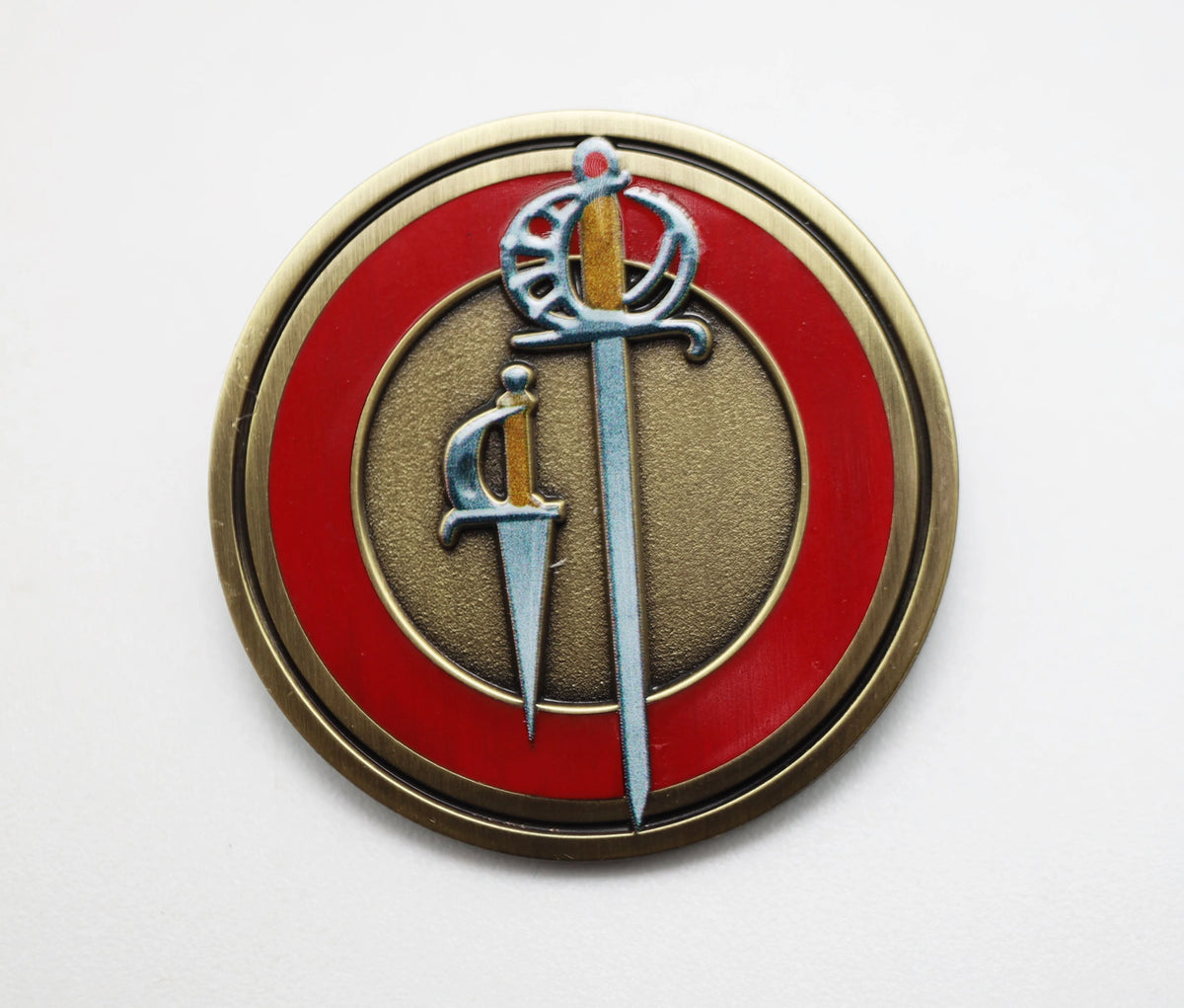 Foam Brain Games - Pathfinder Class Icon Pin (16 options) Clothing & Accessories Foam Brain Games PF Icon Pin Swashbuckler