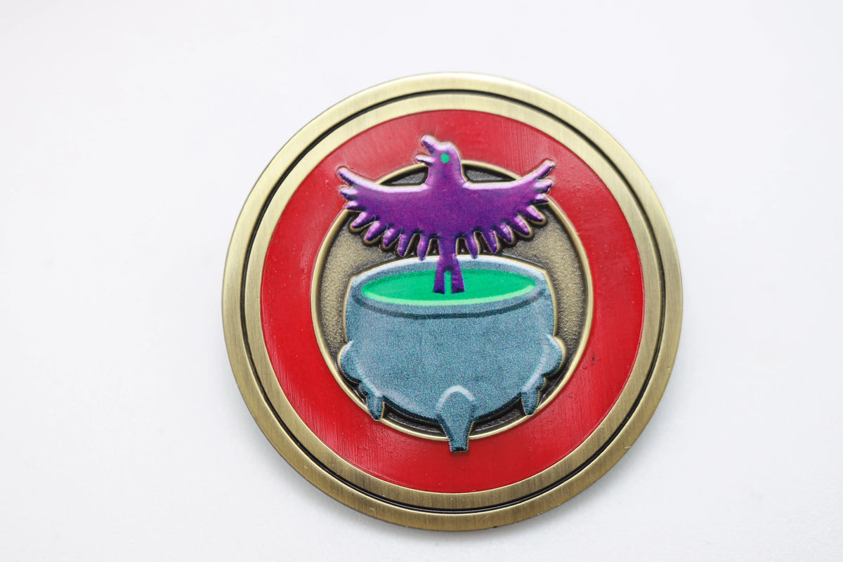 Foam Brain Games - Pathfinder Class Icon Pin (16 options) Clothing & Accessories Foam Brain Games PF Icon Pin Witch