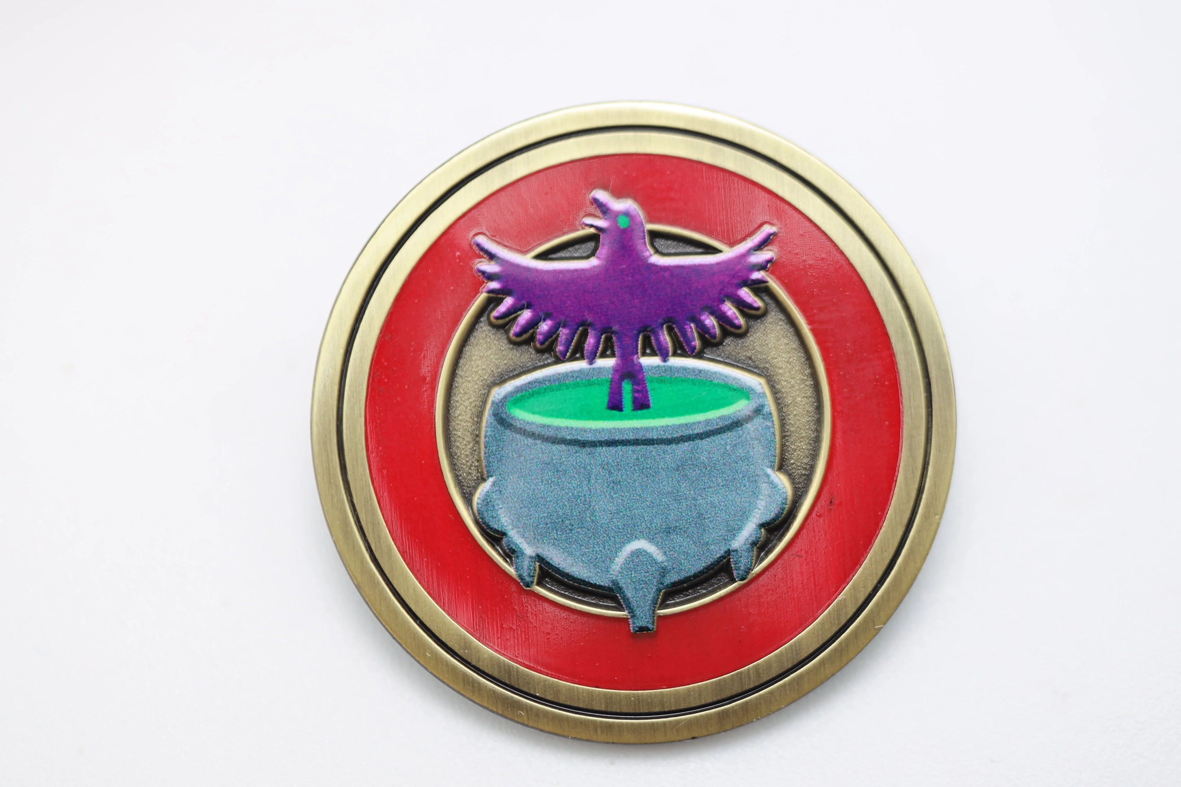 Foam Brain Games - Pathfinder Class Icon Pin (16 options) Clothing & Accessories Foam Brain Games PF Icon Pin Witch