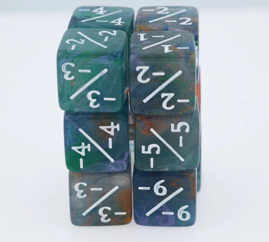 Irises +1/+1 Counters Set of 12 Dice Foam Brain Games +1/+1 Irises
