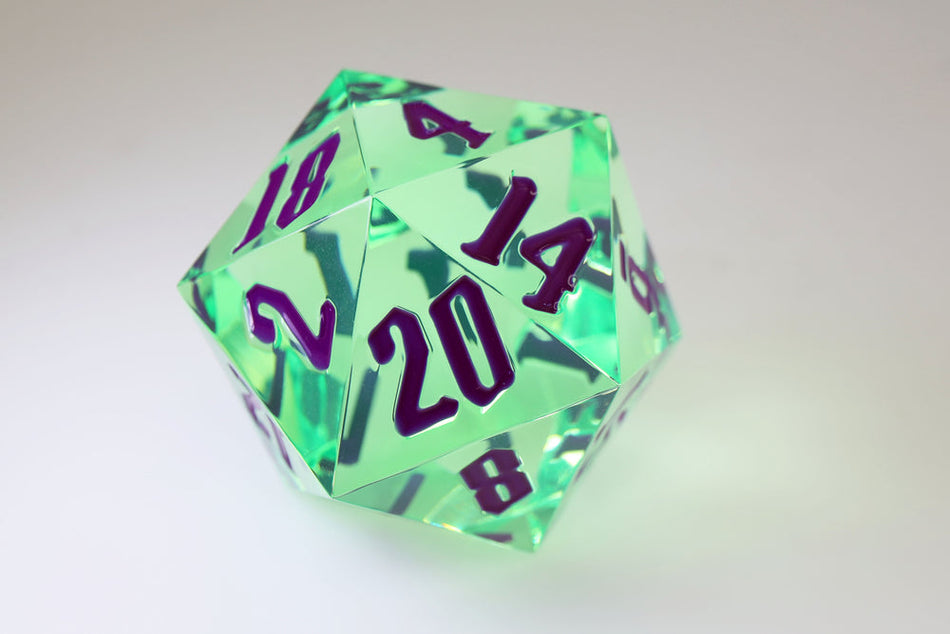 55mm Titan d20 - Sharp Edge Royal Scepter