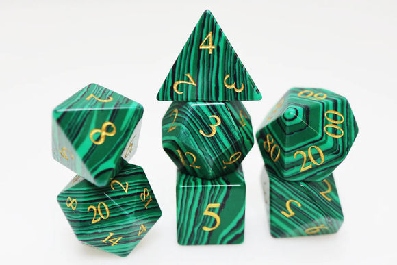 Textured Turquoise Dark Green - Engraved with Gold Dice Foam Brain Games