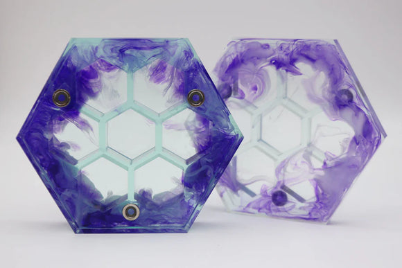 Sharp Edge Resin Dice Vault - Billowing Magic Supplies Foam Brain Games